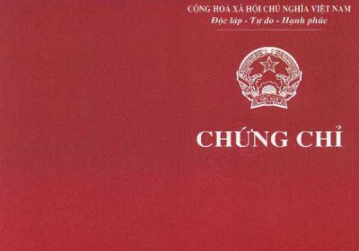 Chứng chỉ môi giới bất động sản