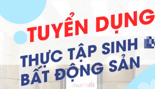 Tuyển dụng bđs thực tập