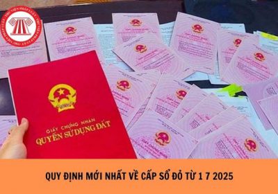 Luật Sổ Đỏ Từ Tháng 7 Năm 2025
